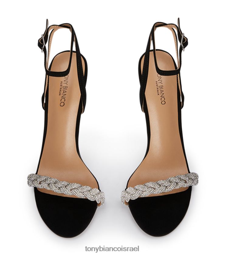 נעלי עקב | נשים זמש שחור Tony Bianco עקבי קוסטה 8BNR8T78